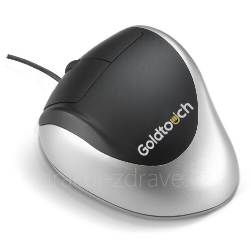 Goldtouch - drátová vertikální myš pro leváky