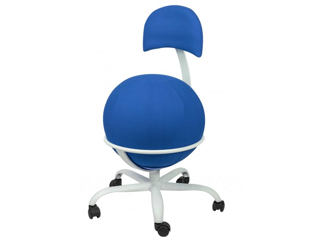 Balónová židle AIR SEATING A2+ XXL modrá šedý rám